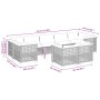 Gartenmöbel-Set 9-teilig mit grauen Polstern aus synthetischem Rattan von , Gartensets - Ref: Foro24-3261993, Preis: 760,63 €...