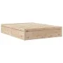 Solid pine wood bed frame 160x200 cm by , Beds and slatted bases - Ref: Foro24-3282369, Price: 191,03 €, Discount: %