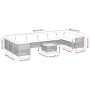 Garden sofa set 11 pieces and gray synthetic rattan cushions by , Garden sets - Ref: Foro24-3262029, Price: 877,64 €, Discoun...