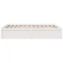 Estructura de cama madera maciza de pino blanco 140x200 cm de , Camas y somieres - Ref: Foro24-3282376, Precio: 210,96 €, Des...