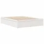Estructura de cama madera maciza de pino blanco 140x200 cm de , Camas y somieres - Ref: Foro24-3282376, Precio: 210,96 €, Des...