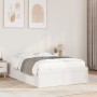 Estructura de cama madera maciza de pino blanco 120x190 cm de , Camas y somieres - Ref: Foro24-3282388, Precio: 197,96 €, Des...