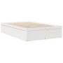 Estructura de cama madera maciza de pino blanco 120x190 cm de , Camas y somieres - Ref: Foro24-3282388, Precio: 197,96 €, Des...