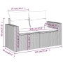 Gartenmöbel-Set 9-teilig mit grauen Polstern aus synthetischem Rattan von , Gartensets - Ref: Foro24-3267170, Preis: 584,07 €...