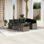 Set de sofás de jardín y cojines 8 piezas ratán sintético gris de , Conjuntos de jardín - Ref: Foro24-3267440, Precio: 498,19 €