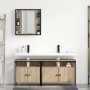 Juego de Gabinetes de Baño 3 pcs Roble Sonoma 80 x 30 x 60 cm