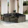 Set de muebles de jardín 9 pzas y cojines ratán sintético gris de , Conjuntos de jardín - Ref: Foro24-3267800, Precio: 588,75...