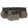 Garden sofa set with 5-piece synthetic rattan gray cushions by , Garden sets - Ref: Foro24-3268510, Price: 385,70 €, Discount: %