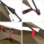 Fishing store for 4 people, quick opening, brown by , tents - Ref: Foro24-4005324, Price: 90,27 €, Discount: %
