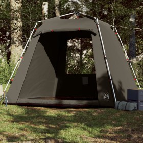 Fishing store for 4 people, quick opening, brown by , tents - Ref: Foro24-4005330, Price: 240,41 €, Discount: %