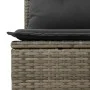 Gartensofa-Set, 7-teilig, mit grauen Polstern aus synthetischem Rattan von , Gartensets - Ref: Foro24-3269180, Preis: 486,50 ...