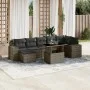 Set de sofás de jardín y cojines 8 piezas ratán sintético gris de , Conjuntos de jardín - Ref: Foro24-3269320, Precio: 529,76...