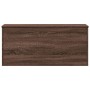 Wooden storage box, engineered oak, brown, 100x42x46 cm by , Storage trunks - Ref: Foro24-840666, Price: 98,80 €, Discount: %
