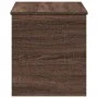 Wooden storage box, engineered oak, brown, 100x42x46 cm by , Storage trunks - Ref: Foro24-840666, Price: 96,69 €, Discount: %