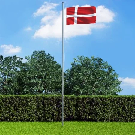 Dänemark-Flagge 90x150 cm von vidaXL, Fahnen und Windsäcke - Ref: Foro24-146042, Preis: 13,47 €, Rabatt: %