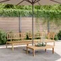 Set of 3-piece garden pallet sofas made of solid acacia wood by , Outdoor sofas - Ref: Foro24-3209301, Price: 311,54 €, Disco...