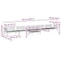 Garten-Palettensofa-Set, 6-teilig, Massivholz aus Akazie von , Outdoor-Sofas - Ref: Foro24-3209315, Preis: 671,25 €, Rabatt: %