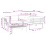 Garten-Palettensofa-Set mit 4-teiligen Akazienholz-Kissen. von , Outdoor-Sofas - Ref: Foro24-3209362, Preis: 738,83 €, Rabatt: %