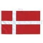 Dänemark-Flagge 90x150 cm von vidaXL, Fahnen und Windsäcke - Ref: Foro24-146042, Preis: 13,47 €, Rabatt: %