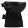 Spülrandloses WC mit Absenkautomatik, 7 cm hoch, Keramik schwarz von vidaXL, Badezimmer - Ref: Foro24-145780, Preis: 200,34 €...