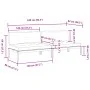 Central pallet garden sofas and 2 acacia wood cushions by , Outdoor sofas - Ref: Foro24-3209355, Price: 380,42 €, Discount: %