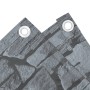Garden privacy screen PVC grey stone 600x120 cm by , fence panels - Ref: Foro24-4005527, Price: 44,07 €, Discount: %