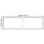 Weißer PVC-Sichtschutzzaun für Garten 800x90 cm von , Zaunpaneele - Ref: Foro24-4005457, Preis: 29,84 €, Rabatt: %