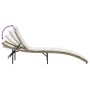 Sun loungers with cushions 2 units synthetic rattan beige by , Loungers - Ref: Foro24-3277304, Price: 194,70 €, Discount: %