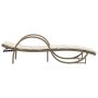 Liegestühle mit Kissen, 2 Stück, aus synthetischem Rattan in Beige. von , Liegen - Ref: Foro24-3277310, Preis: 280,87 €, Raba...