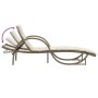 Tumbonas con cojines 2 unidades ratán sintético beige de , Tumbonas - Ref: Foro24-3277310, Precio: 280,87 €, Descuento: %
