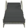 Sun loungers with cushions 2 units light gray synthetic rattan by , Loungers - Ref: Foro24-3277312, Price: 273,22 €, Discount: %
