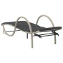 Liegestühle mit Kissen, 2 Stück, aus hellem grauem Kunststoff-Rattan. von , Liegen - Ref: Foro24-3277312, Preis: 277,43 €, Ra...
