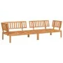 Corner garden pallet sofas 2 units solid acacia wood by , Outdoor sofas - Ref: Foro24-3209432, Price: 302,08 €, Discount: %
