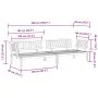 Corner garden pallet sofas 2 units solid acacia wood by , Outdoor sofas - Ref: Foro24-3209432, Price: 302,08 €, Discount: %