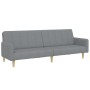 Zweiplätziges Schlafsofa mit Hocker, helles graues Stoffpolster. von , Sofas - Ref: Foro24-3258088, Preis: 339,43 €, Rabatt: %