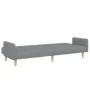 Two-seater sofa bed with light gray fabric ottoman by , Sofas - Ref: Foro24-3258088, Price: 333,88 €, Discount: %