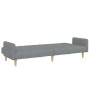 Zweiplätziges Schlafsofa mit Hocker, helles graues Stoffpolster. von , Sofas - Ref: Foro24-3258088, Preis: 339,43 €, Rabatt: %