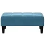 Zweiplätziges Schlafsofa mit blauem Samthocker. von , Sofas - Ref: Foro24-3258097, Preis: 330,78 €, Rabatt: %
