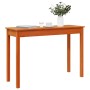 Mesa consola madera maciza de pino marrón cera 110x40x75 cm de , Mesas auxiliares - Ref: Foro24-847172, Precio: 68,45 €, Desc...