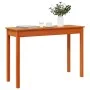 Solid pine wood brown wax console table 110x40x75 cm by , Side tables - Ref: Foro24-847172, Price: 67,11 €, Discount: %