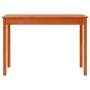 Solid pine wood brown wax console table 110x40x75 cm by , Side tables - Ref: Foro24-847172, Price: 68,45 €, Discount: %
