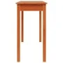 Solid pine wood brown wax console table 110x40x75 cm by , Side tables - Ref: Foro24-847172, Price: 67,11 €, Discount: %