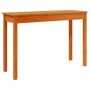 Solid pine wood brown wax console table 110x40x75 cm by , Side tables - Ref: Foro24-847172, Price: 67,11 €, Discount: %