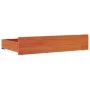 Cajones de cama 4 uds madera maciza de pino marrón cera de , Camas y accesorios - Ref: Foro24-847166, Precio: 105,91 €, Descu...