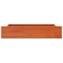 Cajones de cama 4 uds madera maciza de pino marrón cera de , Camas y accesorios - Ref: Foro24-847166, Precio: 107,22 €, Descu...