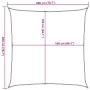 100% light gray 2x2 m polyester oxford sail canopy by , Umbrellas - Ref: Foro24-4000399, Price: 23,12 €, Discount: %
