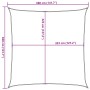 Toldo de vela poliéster oxford 100% gris claro 3,6x3,6 m de , Sombrillas - Ref: Foro24-4000402, Precio: 49,25 €, Descuento: %