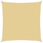Sonnensegel aus 100% Oxford-Polyester in Sandfarbe, 5x5 m. von , Sonnenschirme - Ref: Foro24-4000414, Preis: 77,95 €, Rabatt: %