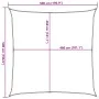 100% polyester oxford sail shade in sand color, 5x5 m. by , Umbrellas - Ref: Foro24-4000414, Price: 76,38 €, Discount: %