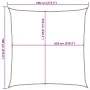 100% polyester oxford sail awning in sand color, 7x7 m by , Umbrellas - Ref: Foro24-4000416, Price: 130,84 €, Discount: %